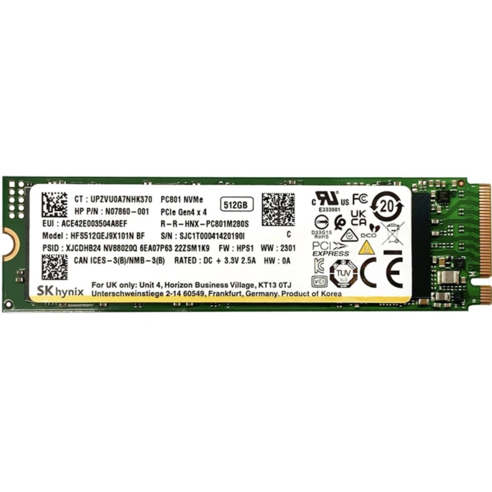 Накопичувач SSD SK Hynix 512Gb NVMe M.2 Gen4x4